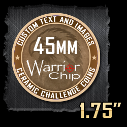 custom warrior chip 45mm or 1.75 inches
