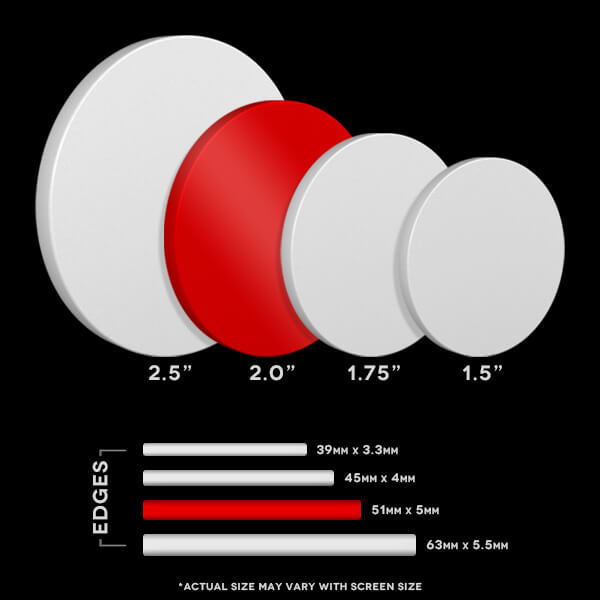 2.00" (51mm) Ceramic Commander's Chips