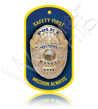Kansas Police Department Dog Tag 10934